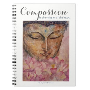 Carnet d'aquarelle de Bouddha d'inspiration de