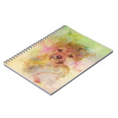 Carnet d'aquarelle de chiot de Shiba Inu (Côté gauche)