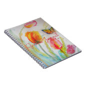 Carnet d'aquarelle floral Tulip Garden Journal (Côté Droit)
