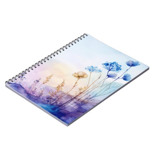 Carnet d'aquarelle florale (Côté gauche)