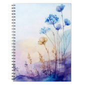 Carnet d'aquarelle florale (Devant)
