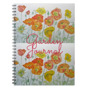 Carnet d'aquarelle florale du Garden Journal
