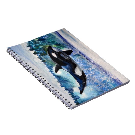 Carnet d'aquarelle Orca Whale Killer (Côté Droit)