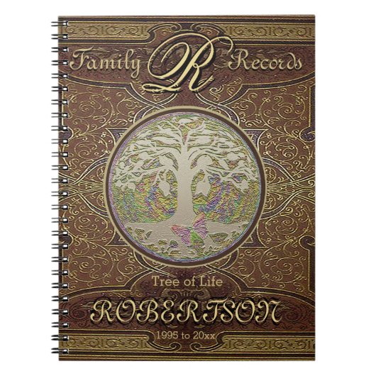 Carnet d'arbre généalogique (Devant)