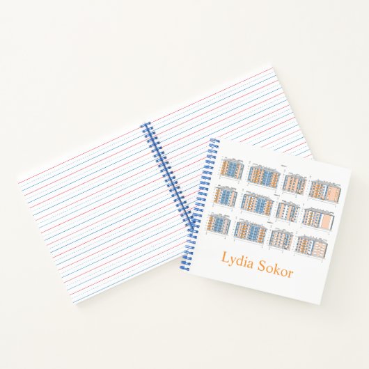 Carnet d'architecture moderne personnalisé (Intérieur)