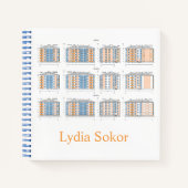 Carnet d'architecture moderne personnalisée (Devant)