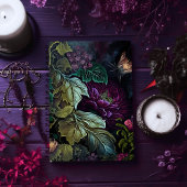 Carnet Dark Academia Floral Design
