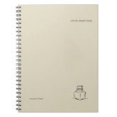Carnet Dark Academia – ink pot Art | Introvert Gift Book (Devant)