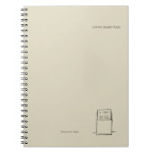 Carnet Dark Academia – Library Card Gift for introvert (Devant)