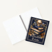 Carnet Dark Academia Skull Book Nom esthétique Sentiment (Intérieur)