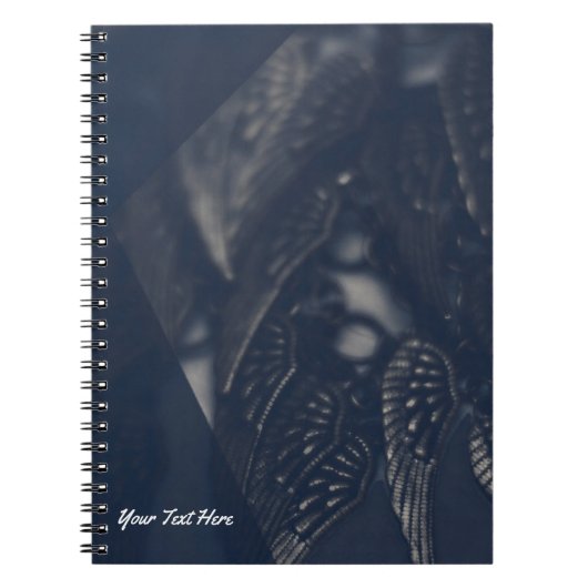 Carnet Dark Angel Wings Gothic Glam Personalized (Devant)