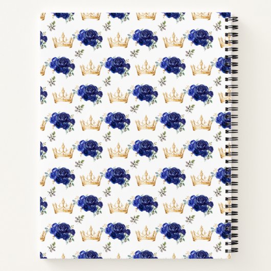 Carnet Dark Blue Princess Quinceañera Guest Book (Dos)