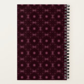Carnet Dark Goth Pink Rose & Black Brocade (Verso)