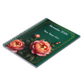 Carnet Dark Moody Floral Islamic (Côté gauche)