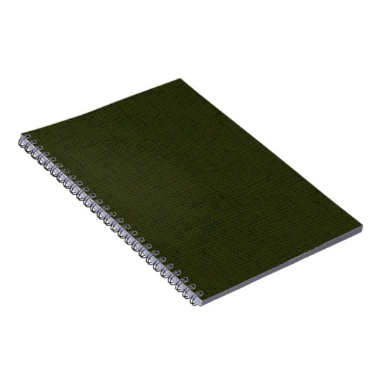 Carnet Dark olive textured (Côté Droit)