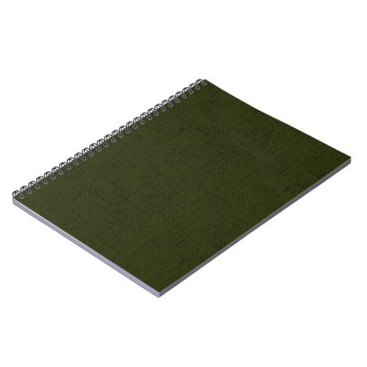Carnet Dark olive textured (Côté gauche)
