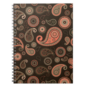 Carnet Dark Paisley