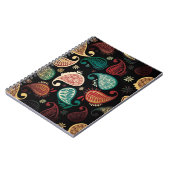 Carnet Dark Paisley (Côté gauche)