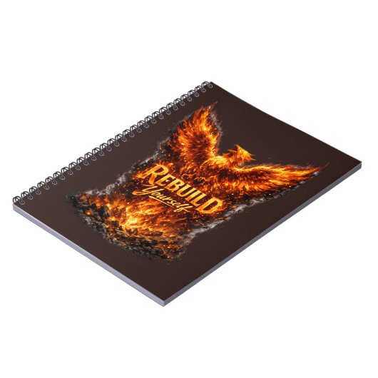 Carnet Dark Phoenix Motivation Design (Côté gauche)