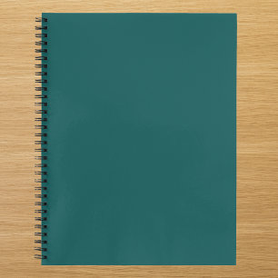 Carnet Dark Teal Solid Color