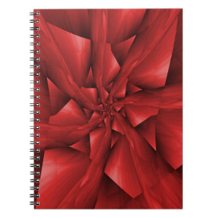 Carnet d'armes à spirale rouge