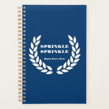 Carnet d'arrosage bleu Boujee