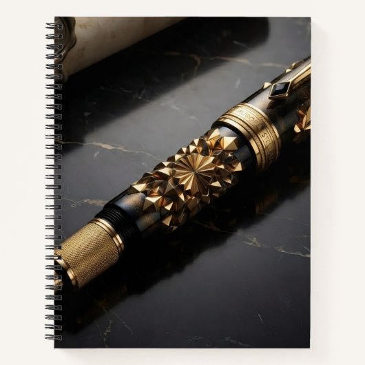 Carnet d'art à plume luxueux (Devant)