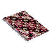 Carnet d'art Abstrait aux fleurs blanches (Côté Droit)