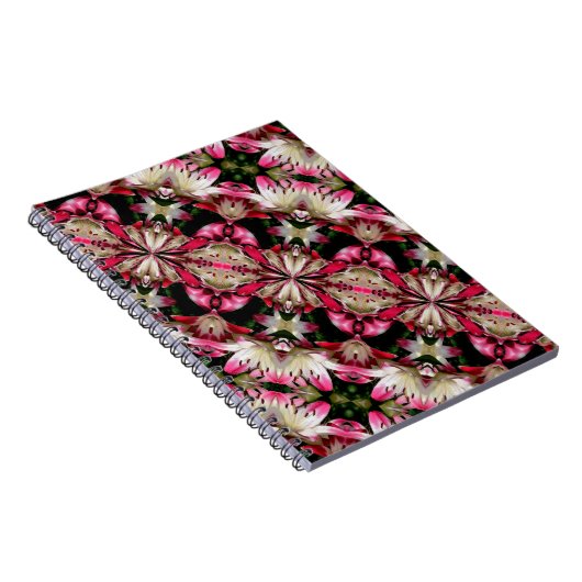 Carnet d'art Abstrait aux fleurs blanches (Côté Droit)