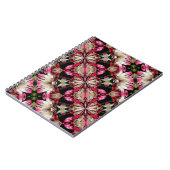 Carnet d'art Abstrait aux fleurs blanches (Côté gauche)