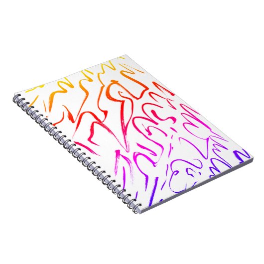 Carnet d'art Abstrait coloré (Côté Droit)