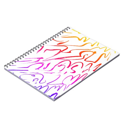 Carnet d'art Abstrait coloré (Côté gauche)