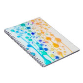 Carnet d'art Abstrait coloré Droplet (Côté Droit)