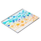 Carnet d'art Abstrait coloré Droplet (Côté gauche)