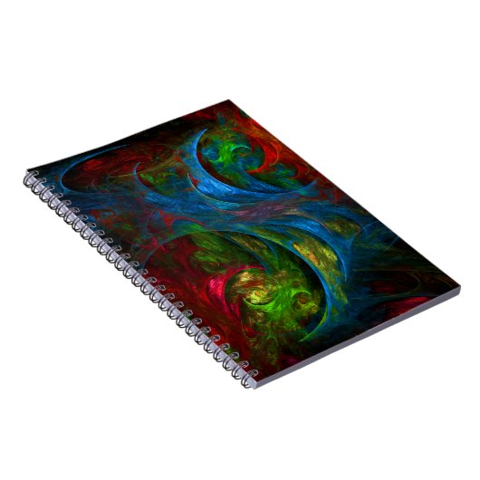 Carnet d'art Abstrait en bleu Genesis (Côté Droit)