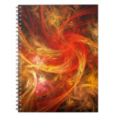 Carnet d'art Abstrait Firestorm Nova (Devant)