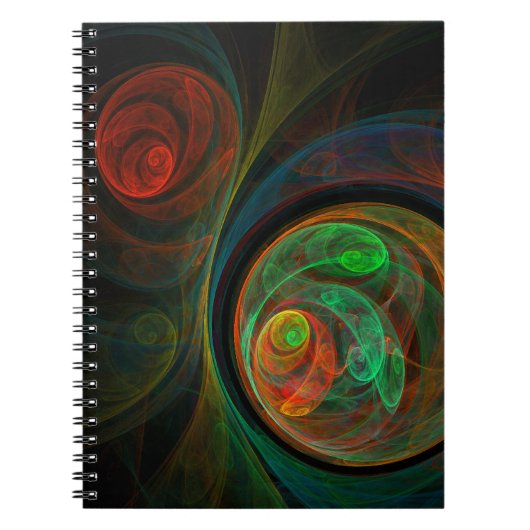 Carnet d'art Abstrait vert de renaissance (Devant)