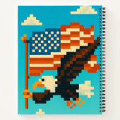 Carnet d'art American Eagle Pixel (Dos)