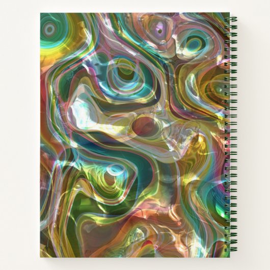 Carnet d'art Arrière - plan moderne Abstrait Motif (Dos)