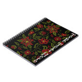 Carnet d'art autochtone Metis Beading Journal pers (Côté gauche)