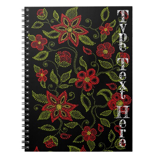 Carnet d'art autochtone Metis Beading Journal pers (Devant)