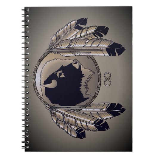 Carnet d'art autochtone Spirit Buffalo Metis Book (Devant)