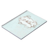 Carnet d'art bleu (Côté gauche)