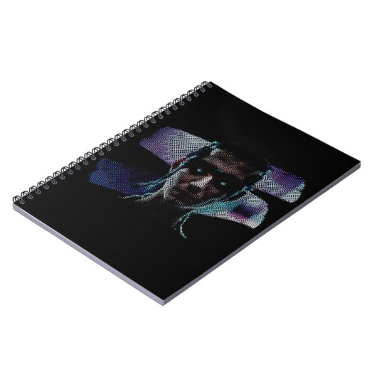 Carnet d'art Cyberpunk Warrik ASCII (Côté gauche)