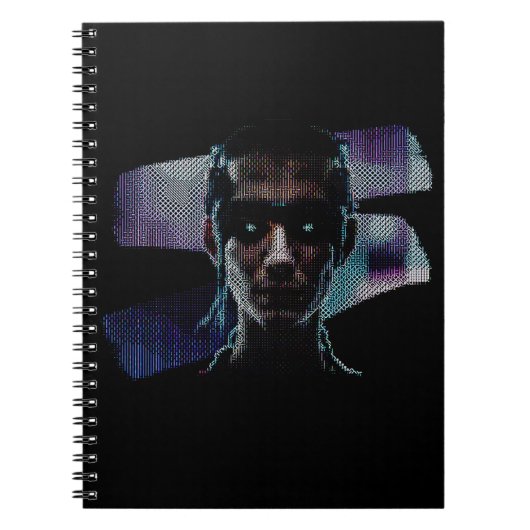 Carnet d'art Cyberpunk Warrik ASCII (Devant)