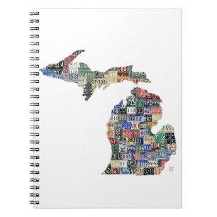Carnet d'art de carte de plaque minéralogique des