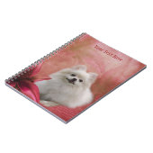 Carnet d'art de Chien d'Imaginaire de Poméranie bl (Côté gauche)