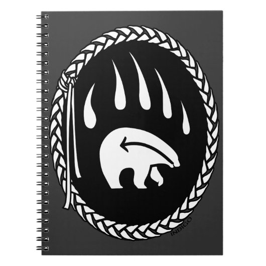 Carnet d'art de l'ours autochtone du Carnet tribal (Devant)