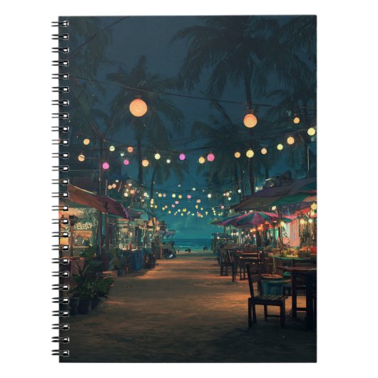 Carnet d'art de nuit tropical (Devant)