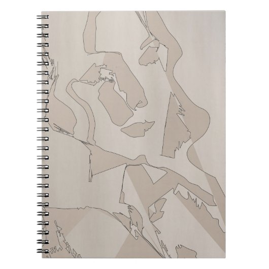 Carnet d'art en ligne minimale Abstrait (Devant)